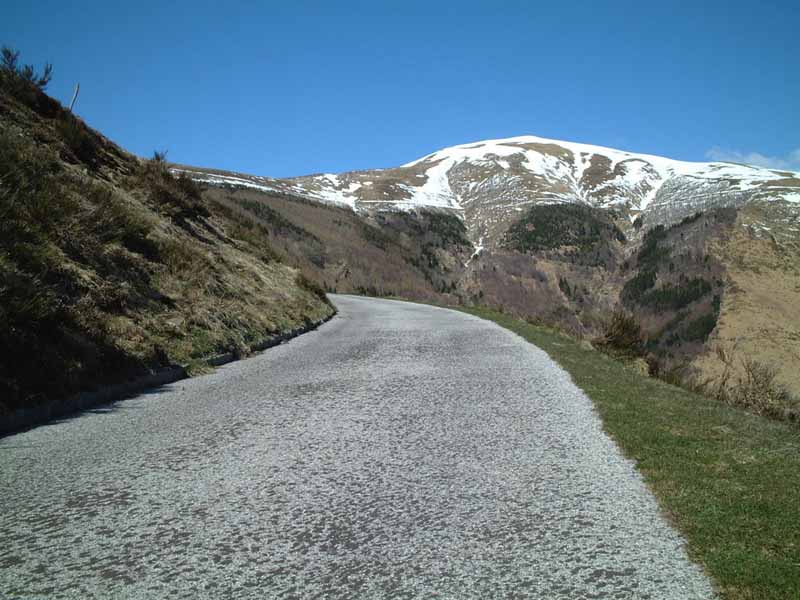 Sullo sfondo si pu vedere l'innevato Monte Bar